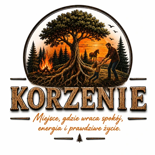 Znak marki Korzenie — rodzinny wariant